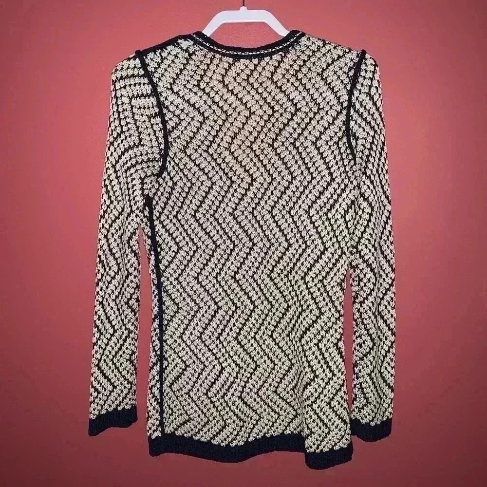 Tory Burch Ricki Crochet Tunic Sweater
